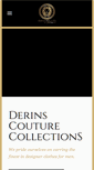 Mobile Screenshot of derinscouture.com